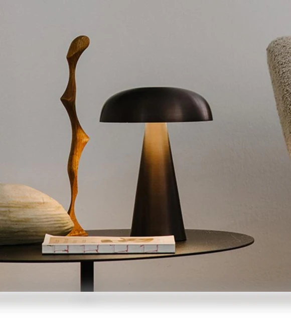 Modern LED Mushroom Table Lamp — Desk & Table Lighting, Seahorse Home