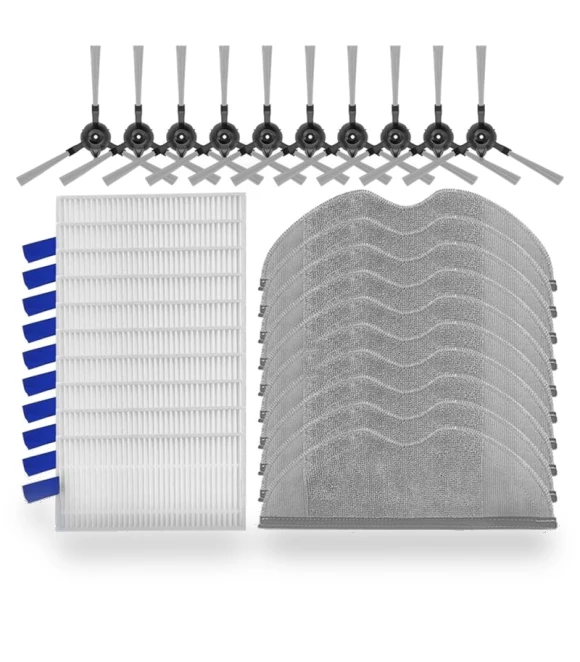 Replacement Side Brush HEPA Filter Mop Spare Parts Accessories — Parts & Accessories, Elegant Living House