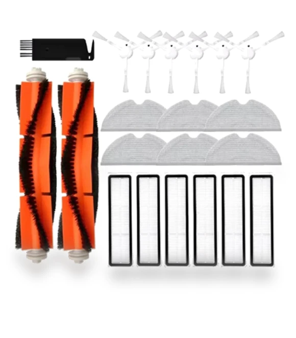 Roller Side Brush, HEPA Filter, Mop Cloth Accessories — Parts & Accessories, Elegant Living House