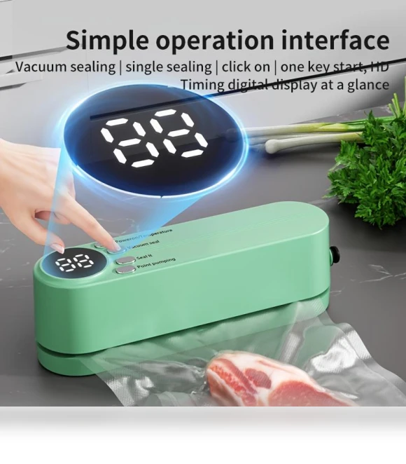 Universal Kitchen Vacuum Sealer with Inflation Function — Vacuum Bags, HY Life House