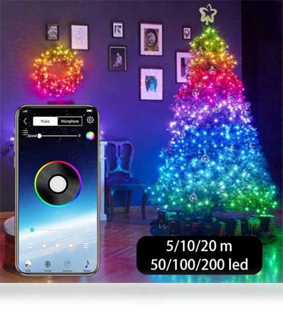 Personalized Smart LED Christmas Tree Lights — Lighted Displays, LanZhong LED