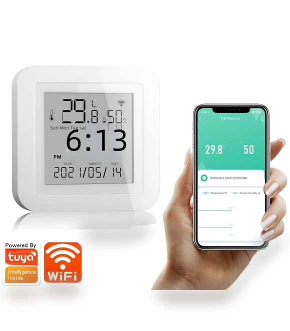 Smart WiFi Temperature and Humidity Sensor — Home Climate Control, Smarter than future
