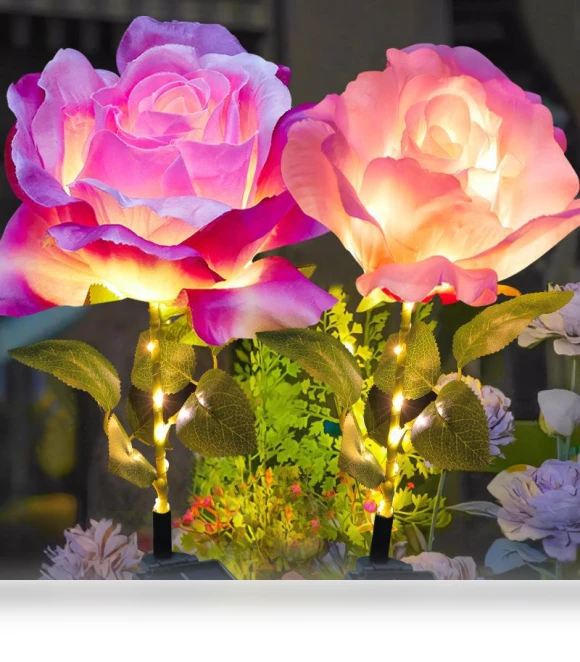 Solar Powered LED Garden Light — Outdoor Post Lighting, AI Supermarket