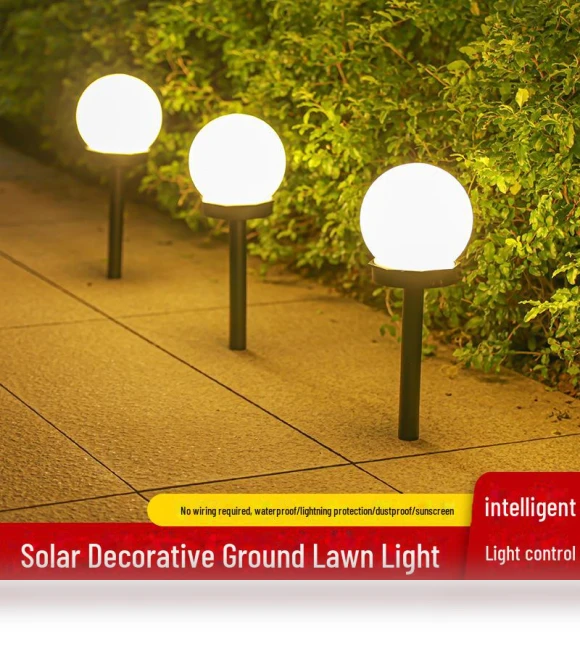 Waterproof Solar-Powered Outdoor Lawn Light — Outdoor Post Lighting, AI Supermarket