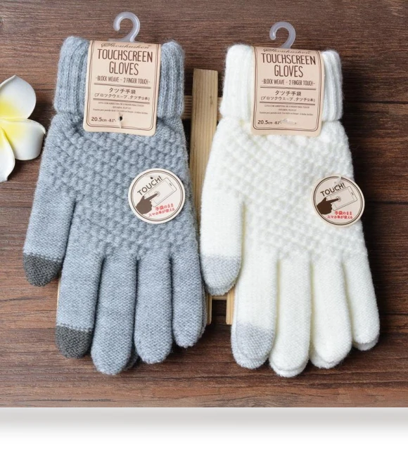 Winter Warm Touchscreen Mittens — Cold Weather Gloves, WomWear