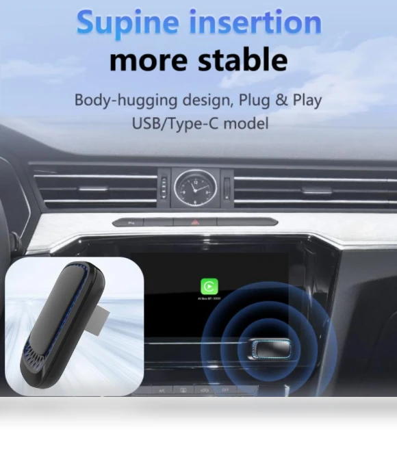 Wired and Wireless Apple CarPlay Box — Stereo Receivers, Auto Home Solutions