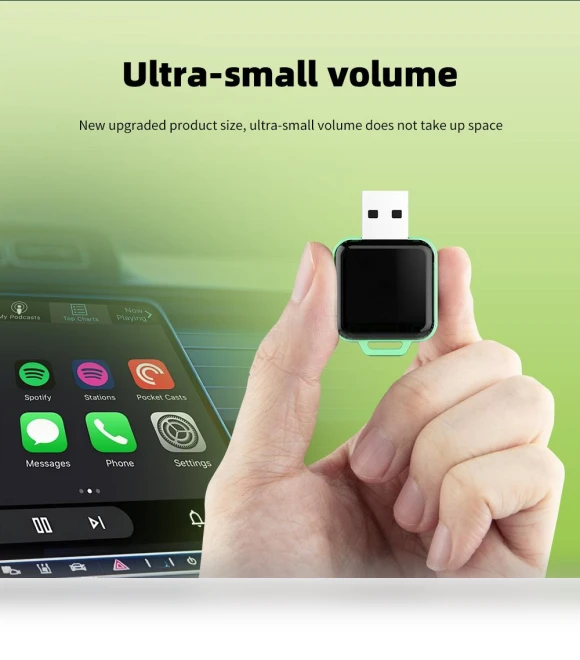 Wireless CarPlay Android Auto Adapter Smart Mini AI Box — Car Essentials, Auto Home Solutions