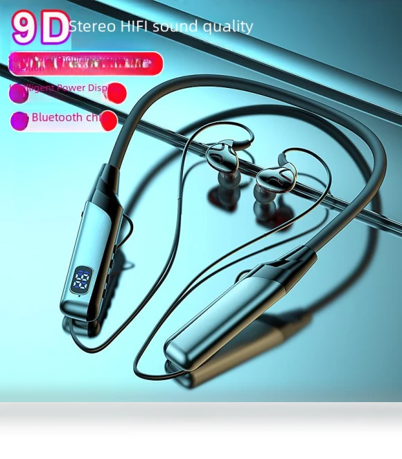 Bluetooth Neckband Headphones with Noise Cancellation — In-Ear Headphones, SmartGears