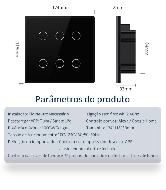 Smart WiFi Switch Panel — Smart Home Modules, Build My Home
