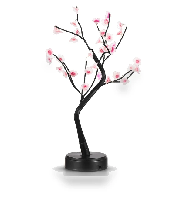 Artificial Cherry Blossom Garland — String Lights, ZY-Beauty-N