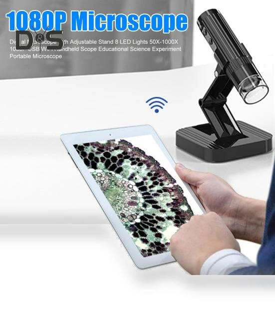 Digital Microscope with Adjustable Stand — Microscopes, Enjoy Smart Home