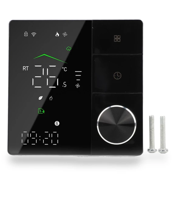 Programmable Thermostat with Voice and App Control — Smart Climate Control, ZY-Beauty-N