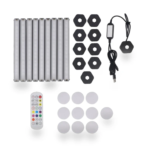 RGB LED Wall Light Set — Wall Lighting, ZuiyouPet1
