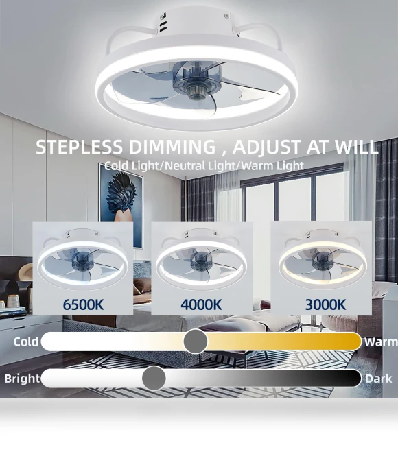 Smart Ceiling Fan with Lights — Ceiling Fans, Home Textile Home Decoration