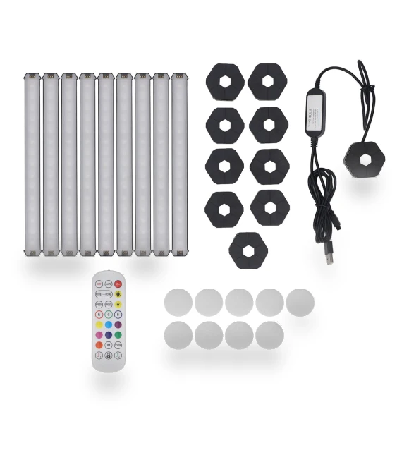 Smart WiFi RGB LED Wall Light Panels — LED Strips, ZuiyouBeauty