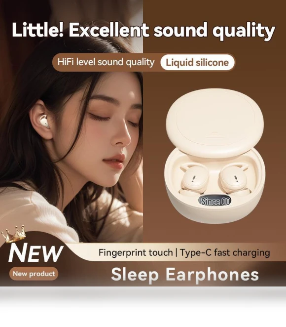 Wireless In-Ear Bluetooth 5.4 Sleep Headphones — In-Ear Headphones, Smarter than future