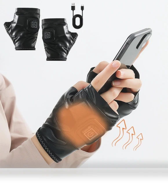 Fingerless Gloves with Electric Heating — Gloves & Mittens, Swimwear