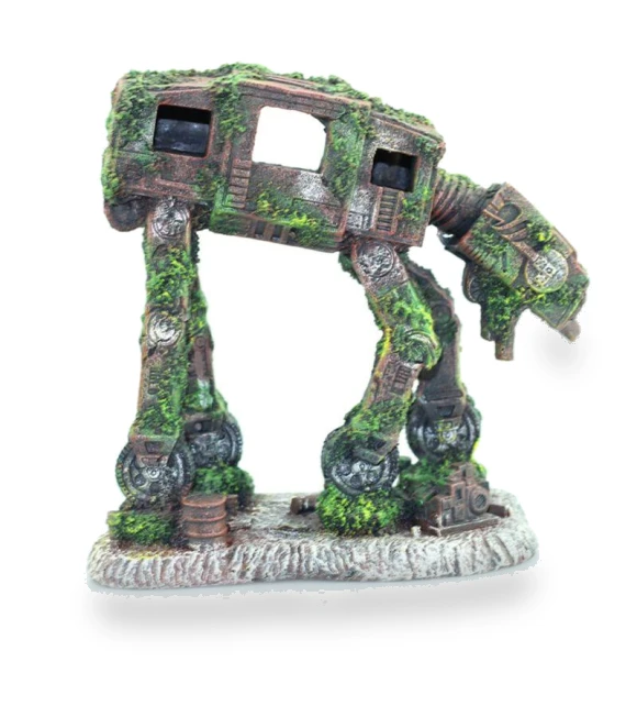 Robot Dog Shape Aquarium Landscape Decoration — Coral Decor, Simplistic Living Home