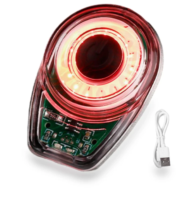 USB Rechargeable Bike Tail Light — Bike Headlights, Rustic Elegance House