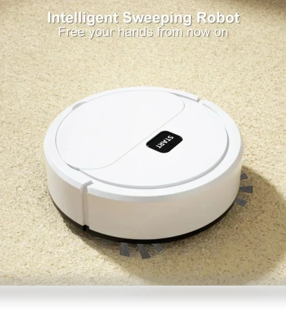 Automatic Portable Mini Home Robot Vacuum — Smart Cleaning Robots, Homeware Essentials
