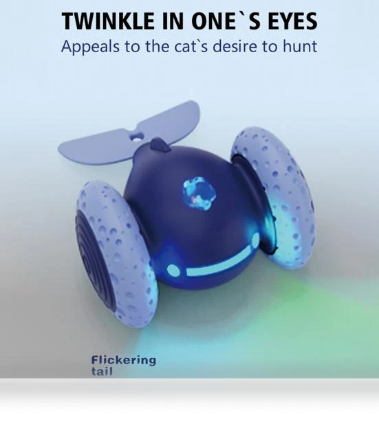 Interactive Cat Toy with Feather Tail — Cat Playthings, Fine Beauty Cosmetic