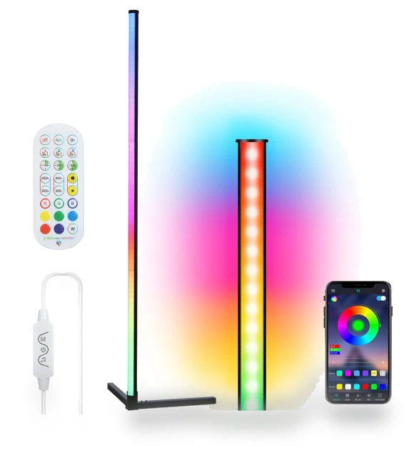 RGB Floor Lamp — Standing Lights, Stone Home