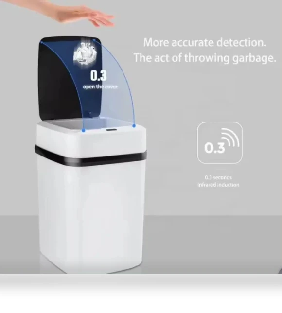 Smart Induction Trash Can — Kitchen Cans, DC-HOME