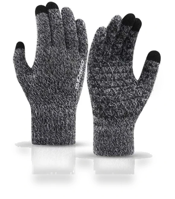 Wool Knitted Touchscreen Gloves — Gloves, Warm Land