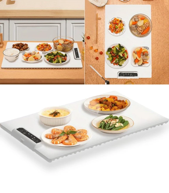Electric Temperature-Adjustable Heating Plate — Beverage Warmers, DC-Home-2