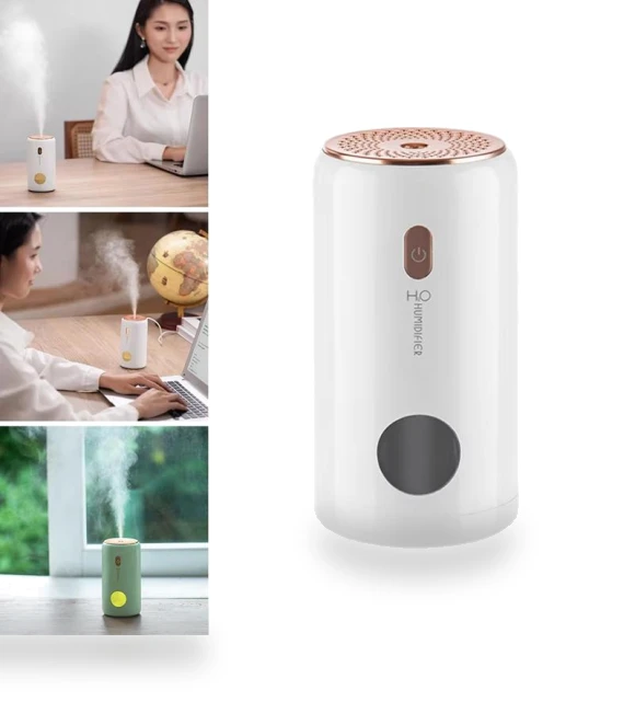 Silent Mini Air Humidifier — Air Moisturizers, Cozy Cottage-Relax