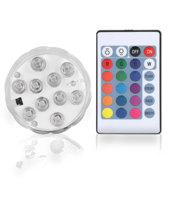 Waterproof LED Color Changing Remote Control for Submersible Aquarium Light — Lights, TOMTOP JMS
