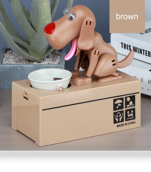 Cute Cartoon Dog Piggy Bank — Savings & Piggy Banks, Tooarts