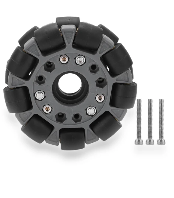 Double Plastic Omnidirectional Wheel — Robotic Enhancements, TOMTOP JMS