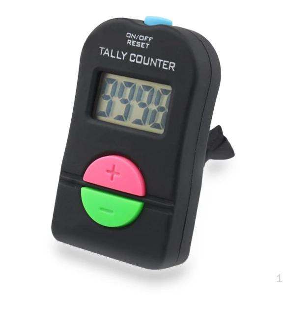 Digital Hand Tally Counter with Clickers — Needle Counters, Handy Hobbies