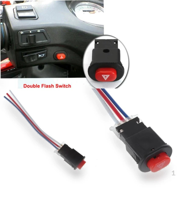 Emergency Signal Button for Motorcycle — Vehicle Safety Signals, AUTO and MOTO