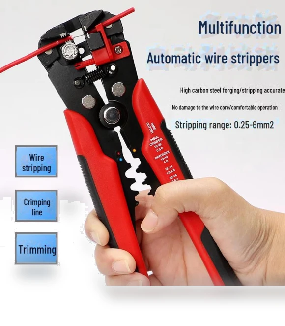 Fully Automatic Multifunctional Wire Stripping and Crimping Pliers — Wire Crimpers, AI Supermarket