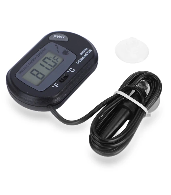 LCD Digital Aquarium Thermometer with Large Transparent Screen — Thermometers, GoolRC