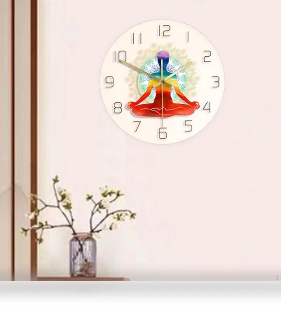 LED Wall Clock with Colored Lights — Clocks, Fashion Jelewery