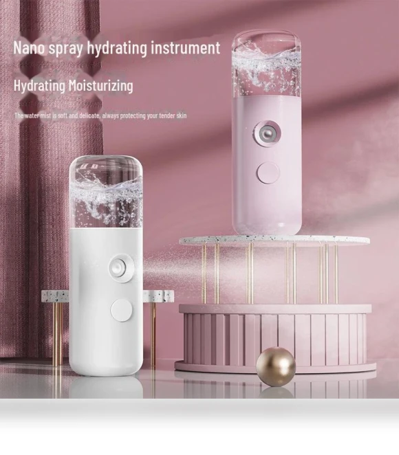 Portable Rechargeable Nano Humidifier for Face — Air Moisturizers, AI Supermarket