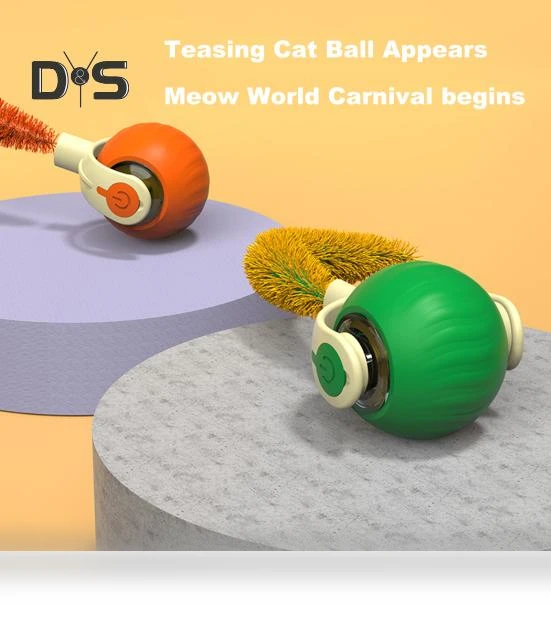 Interactive Cat Toy Ball — Cat Playthings, Kitty Cat House