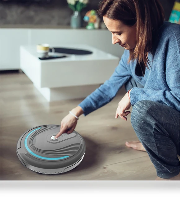 Lightweight Mini Vacuum — Smart Cleaning Robots, Chic Home