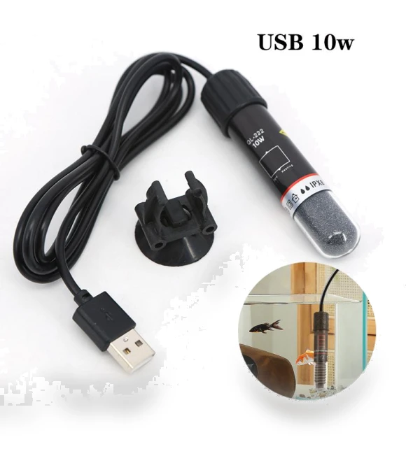 Mini USB Aquarium Heater — Heaters & Chillers, XHJ12