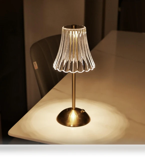 Modern LED Crystal Table Lamp — Desk & Table Lighting, JingYou-home