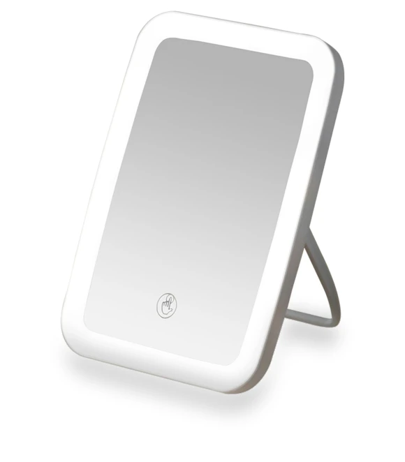 Rechargeable Foldable Portable Touch LED Makeup Mirror — Compact & Travel, CosyHome