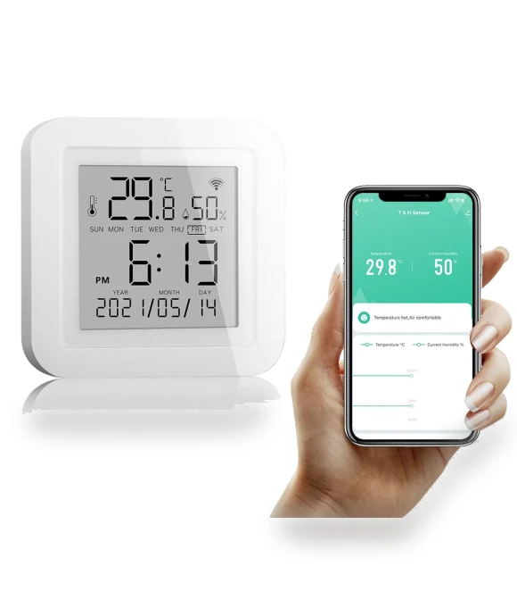Smart Thermometer Hygrometer — Home Climate Control, Chic Home