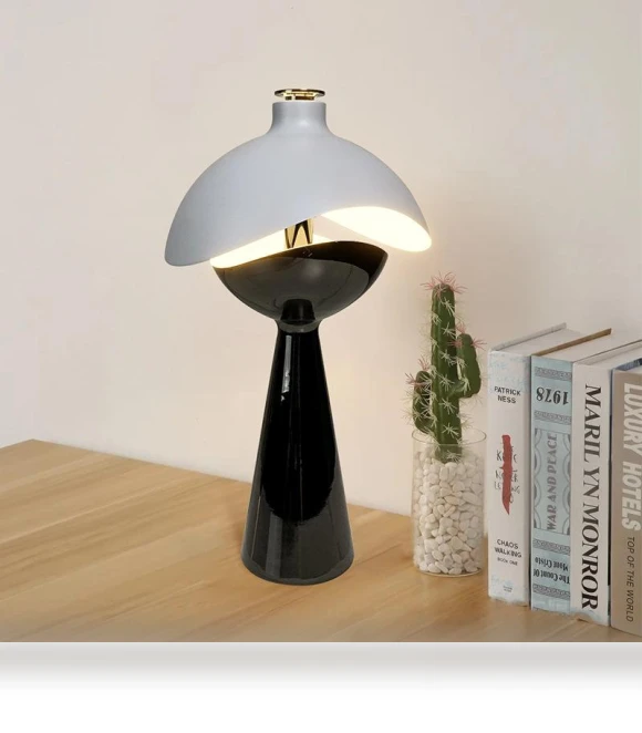 Wireless Desk Lamp with Dimming — Desk & Table Lighting, Chic Home