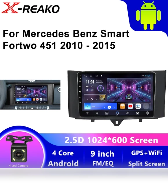 2DIN Android Auto Car Multimedia System — Stereo Receivers, X-REAKO Global Car Radio