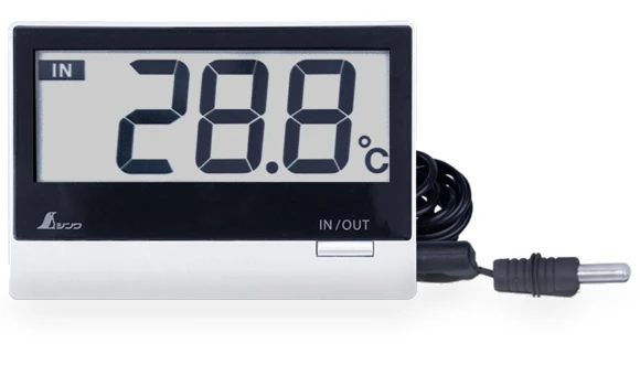 Digital Thermometer with External Sensor — Home Climate Control, Shinwa