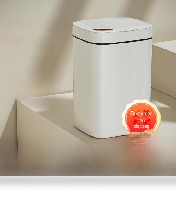 Smart Trash Can with Lid — Kitchen Cans, VividTrove