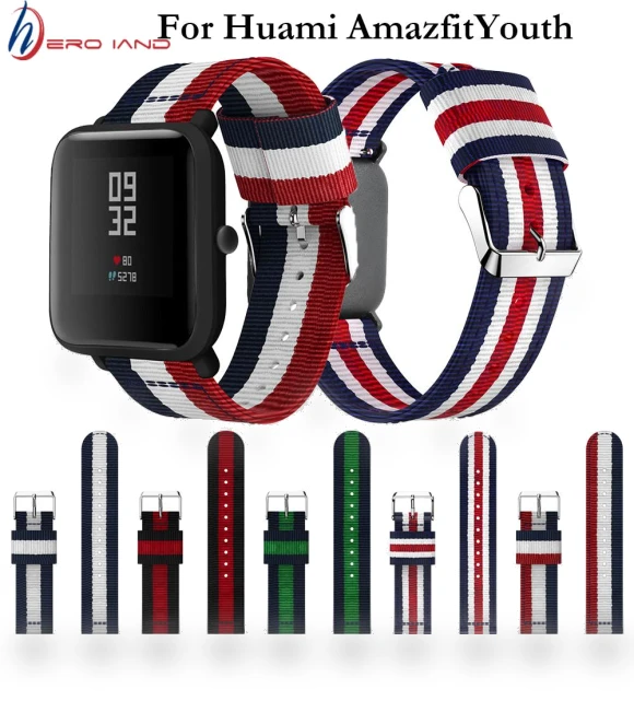 Vertical Nylon Loop Wrist Bracelet — Fitness Bands, MY-CASE